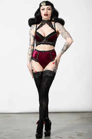 Mercy Lace Panty  Shop Killstar Gothic Lingerie in Australia