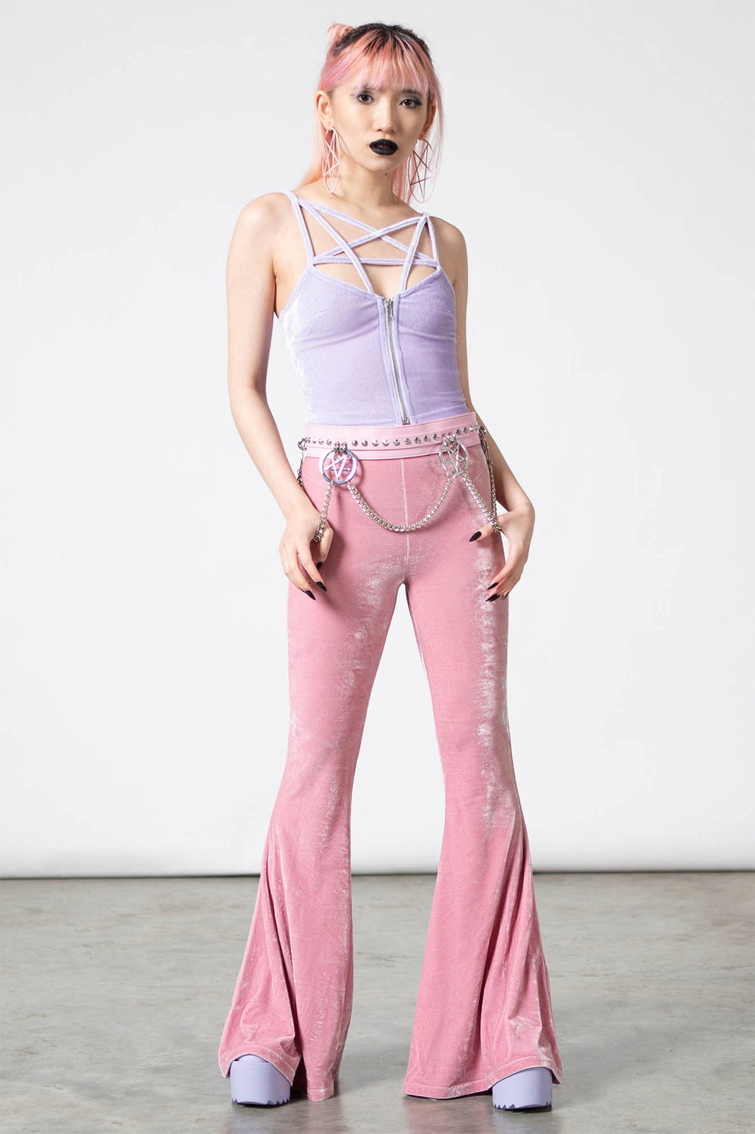 Moondance Bell Bottoms [PASTEL PINK] | Killstar