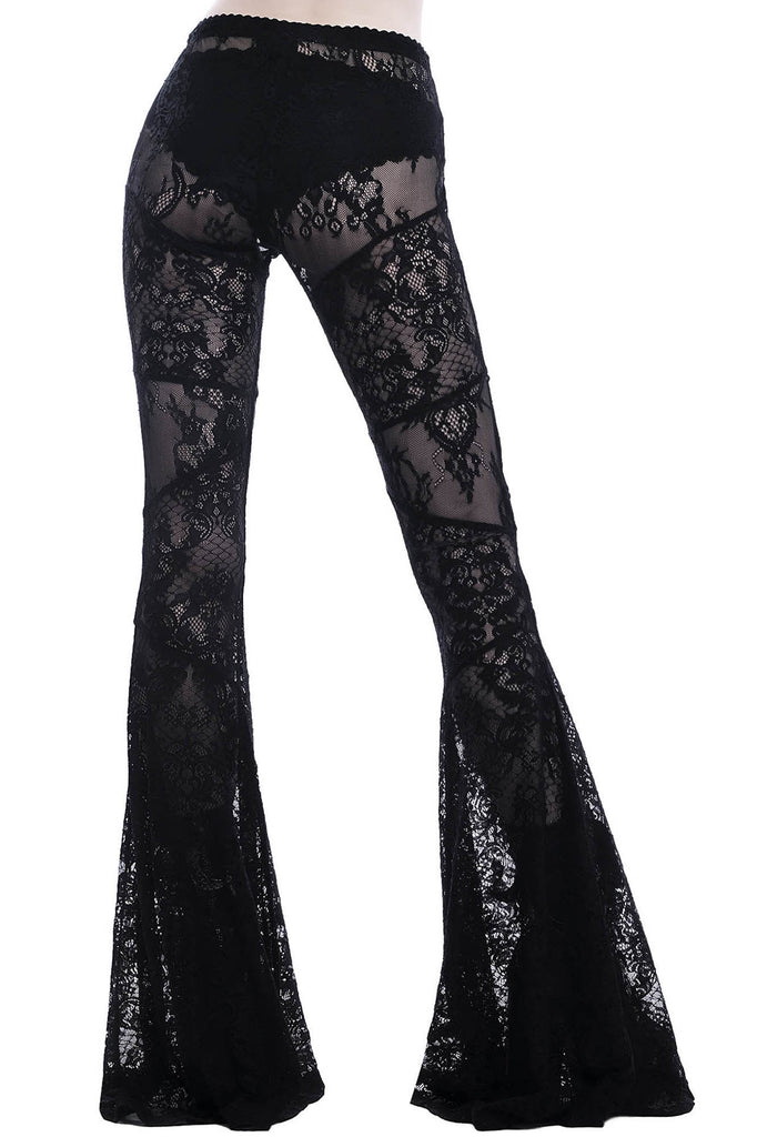 Sarita Lace Bell Bottoms | Killstar