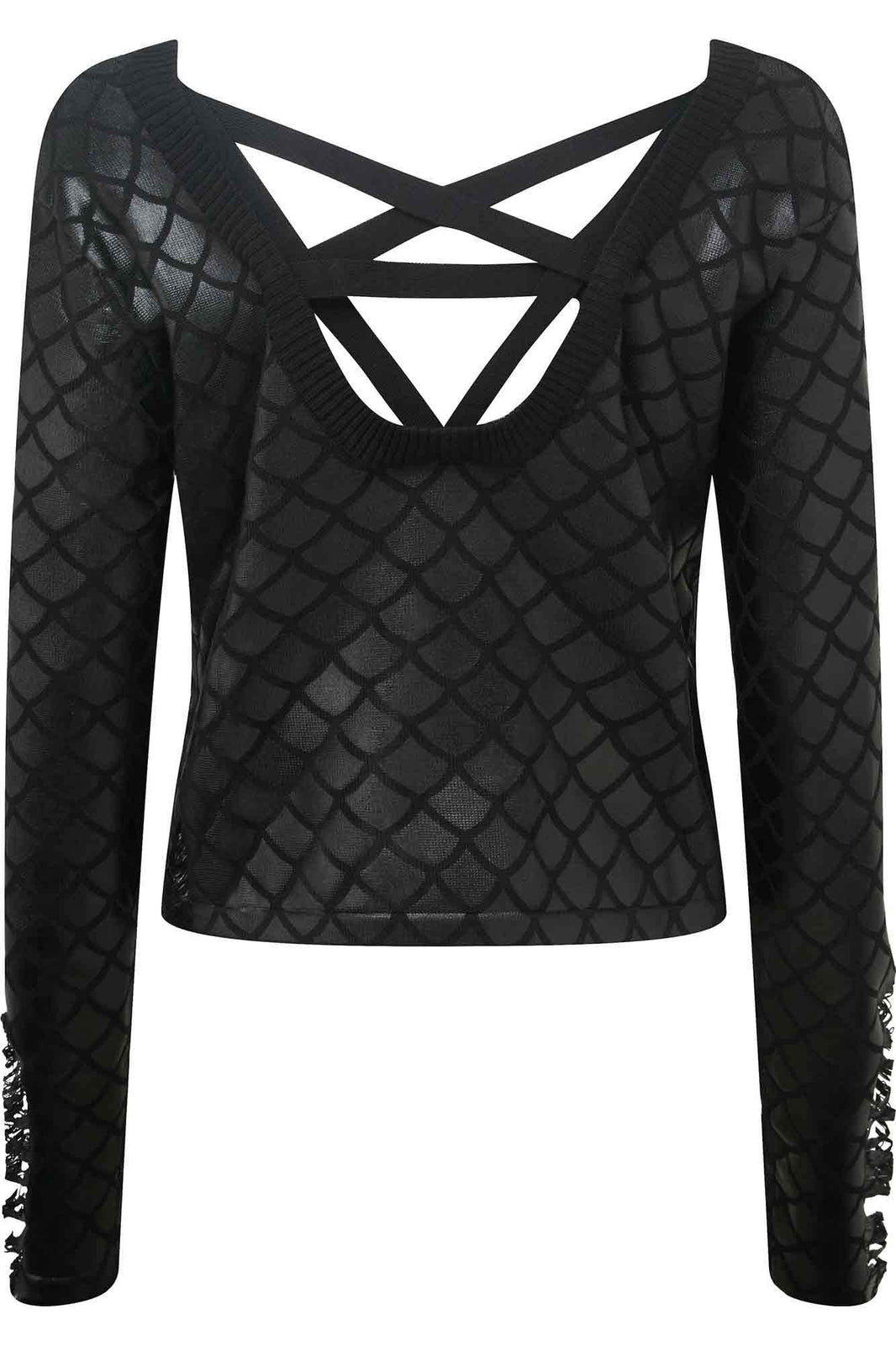 Siren Mermaid Knit Sweater [B] | Killstar