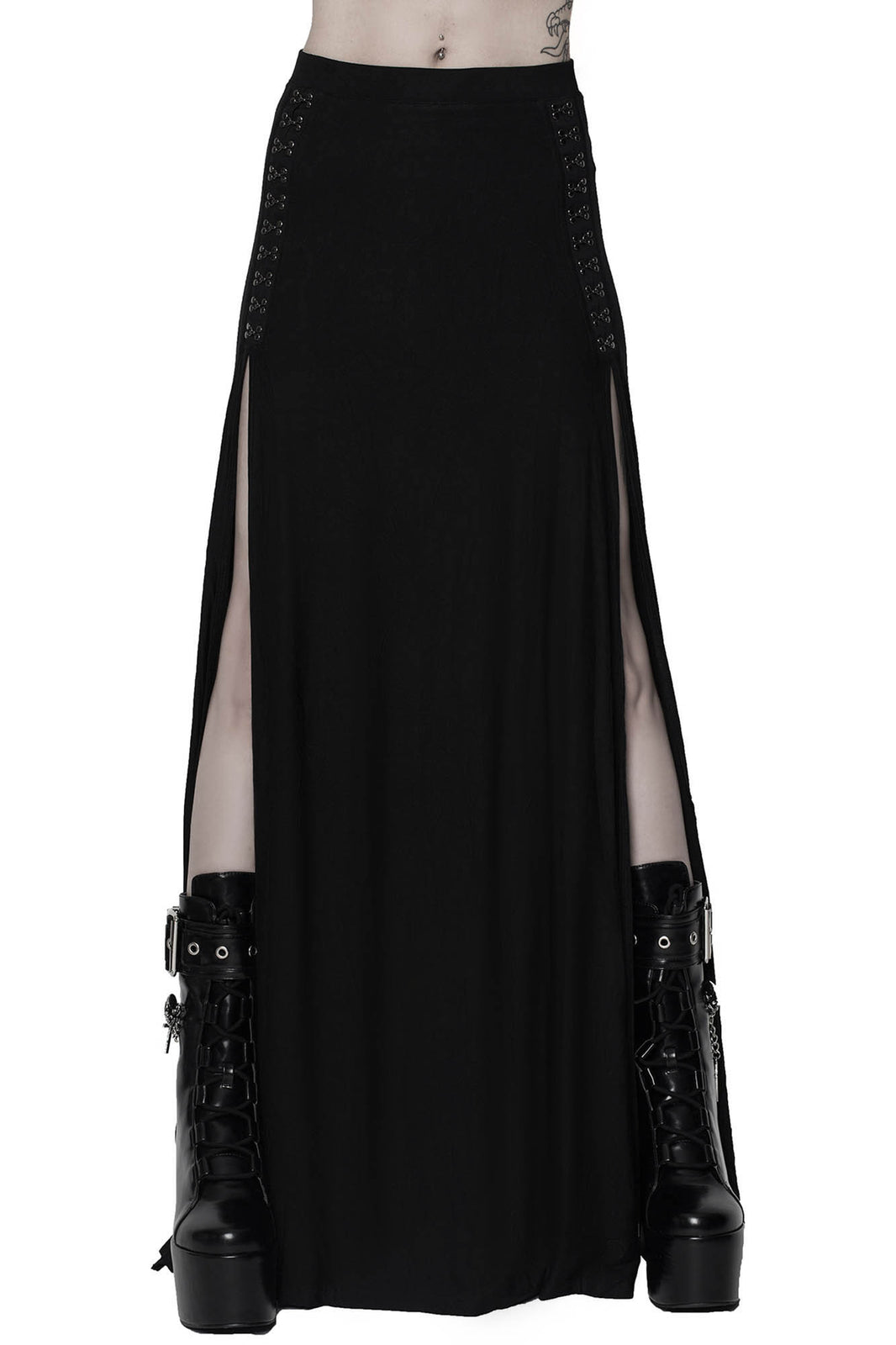 Snarl Maxi Skirt | Killstar