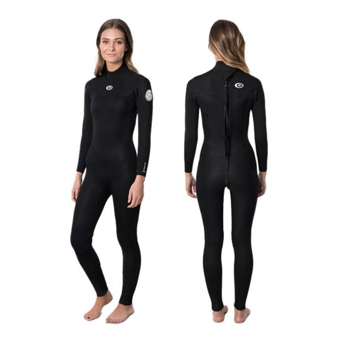 RIP CURL WOMEN DAWN PATROL 4/3 CHEST ZIP WETSUIT – Guincho Wind