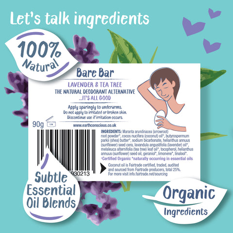 Lavender & Tea Tree Bar 100% Natural