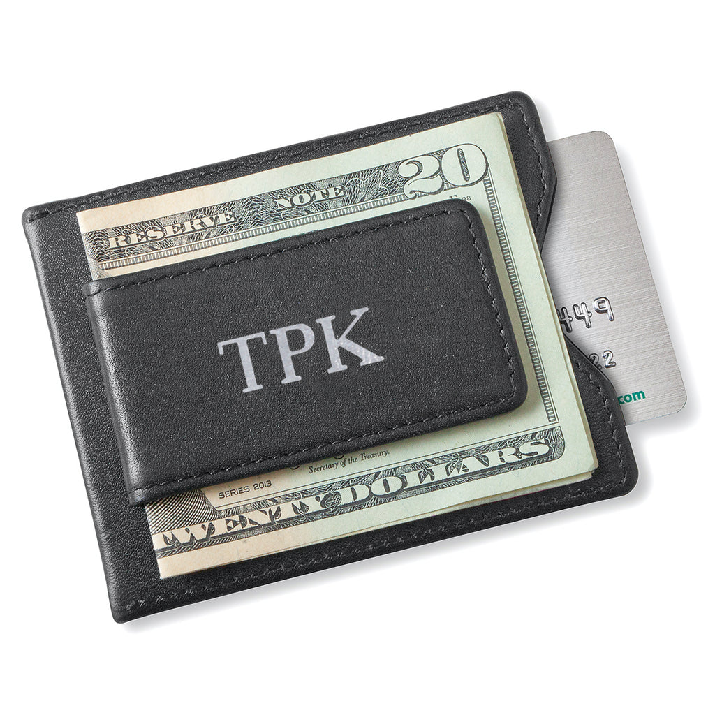 personalized money clip wallet