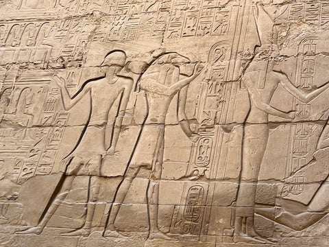 Khonsu and Thoth at the Karnak Temple