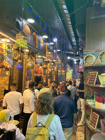 Walking through the Khan el Khalili martketplace