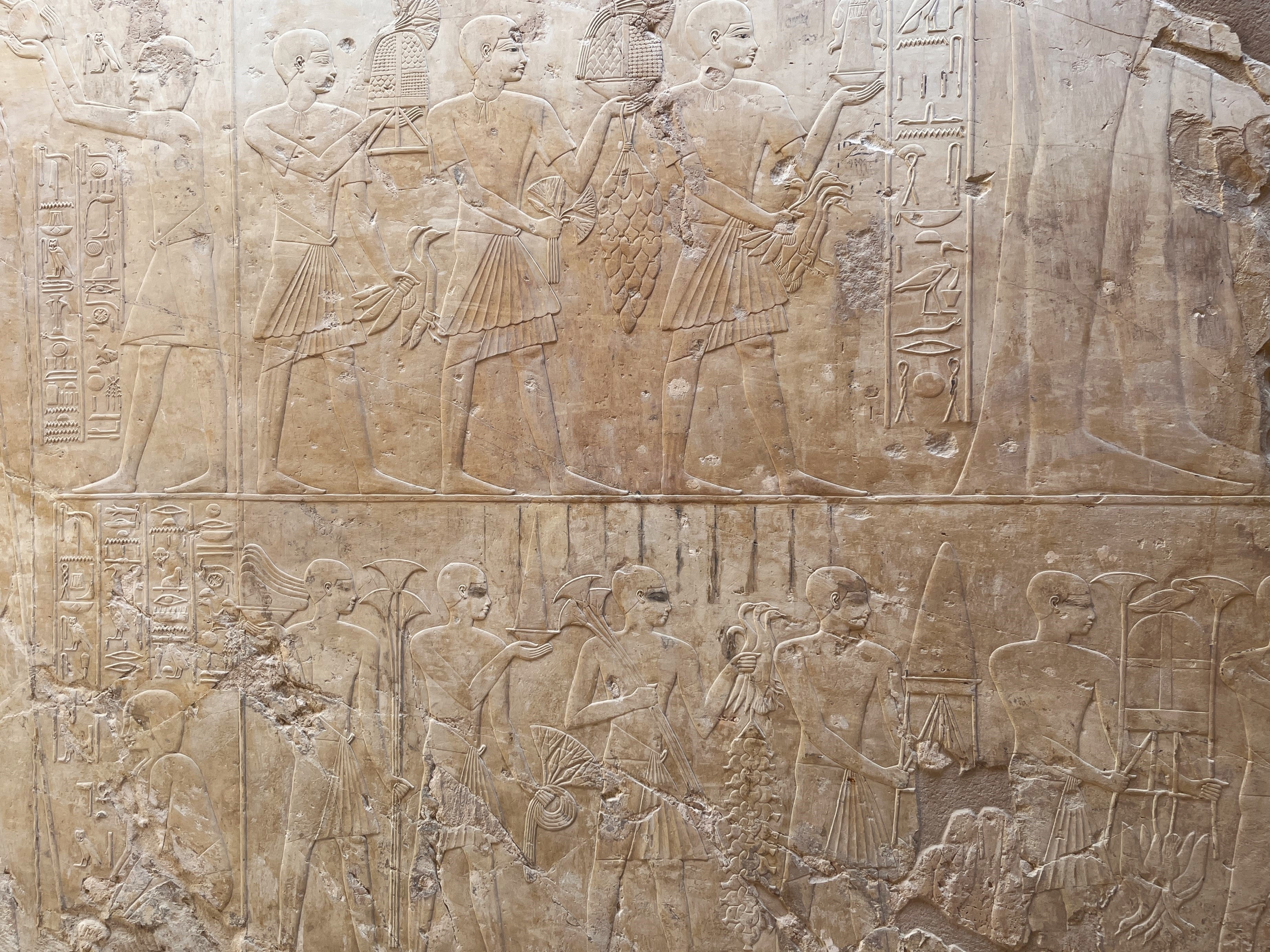 Tomb wall reliefs from the Tomb of Ramose
