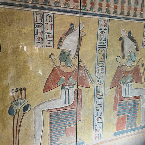 Osiris paintings from the tomb of Titi in the Valley of the Queens