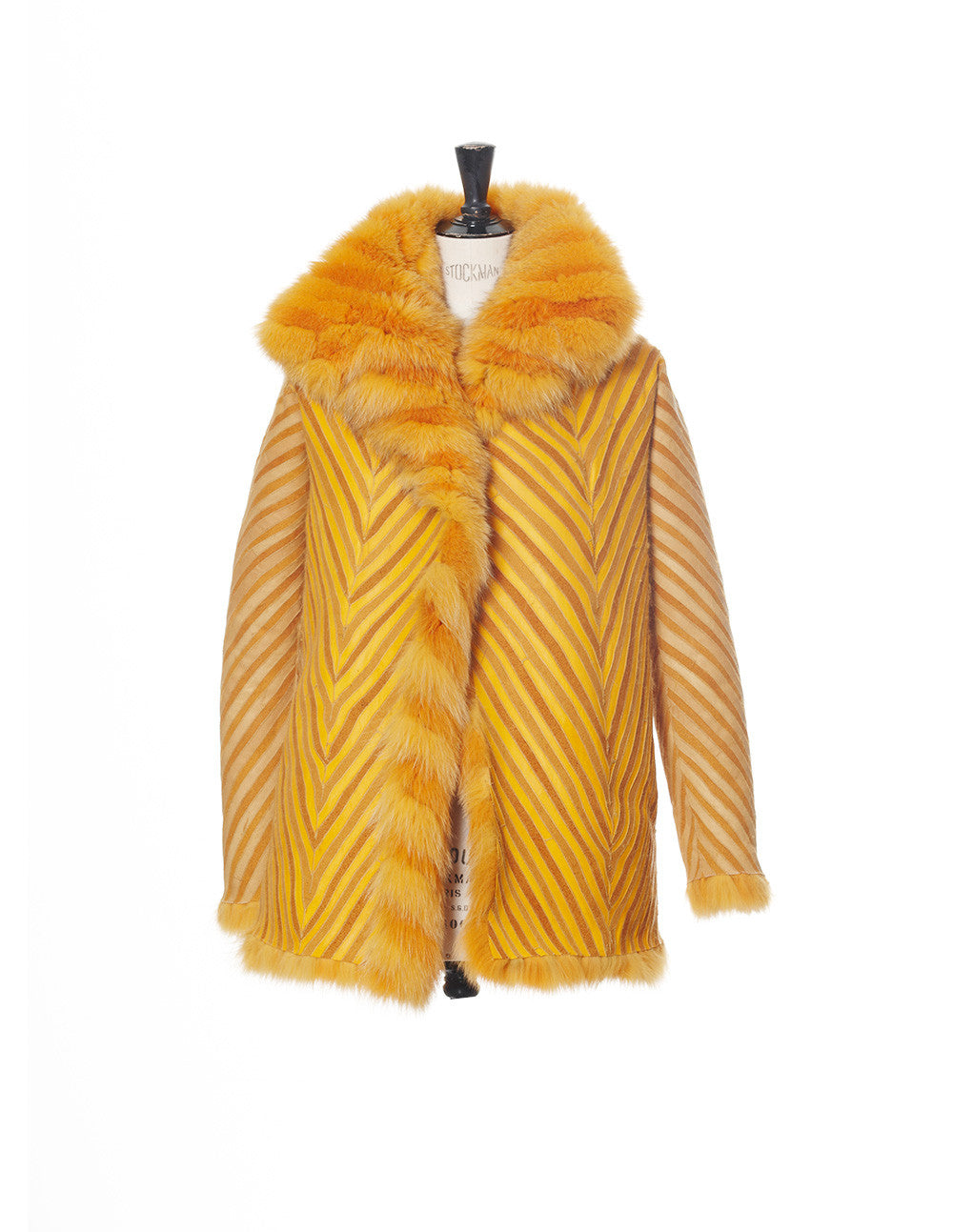 Yellow Striped Fox Jacket