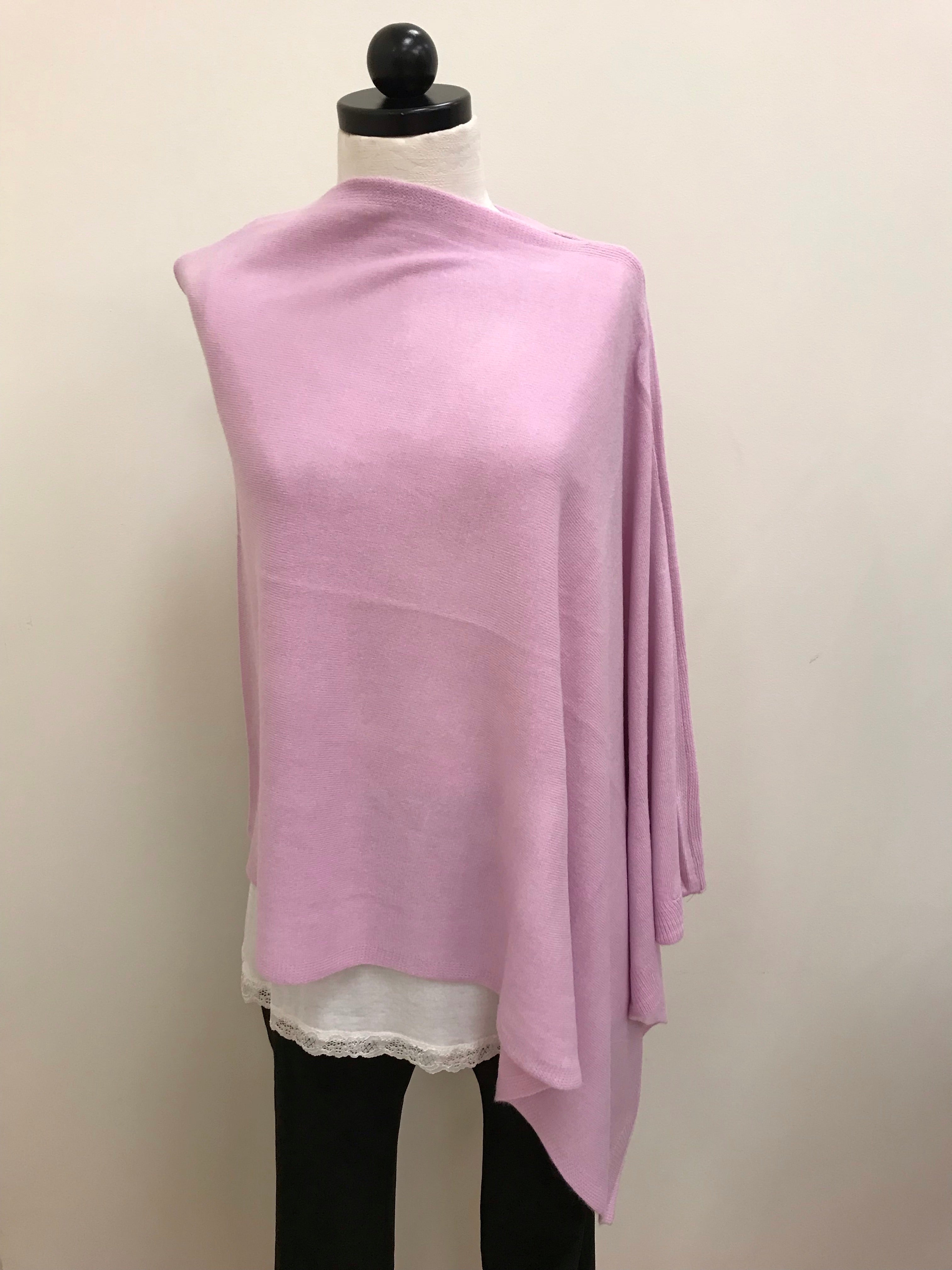 Shawl - Light Purple Overhead Shawl – Accessories Boutique