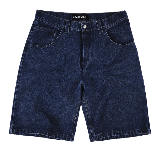 Washed Denim Zip Pants (0733-D010-WASHED-BLUE)