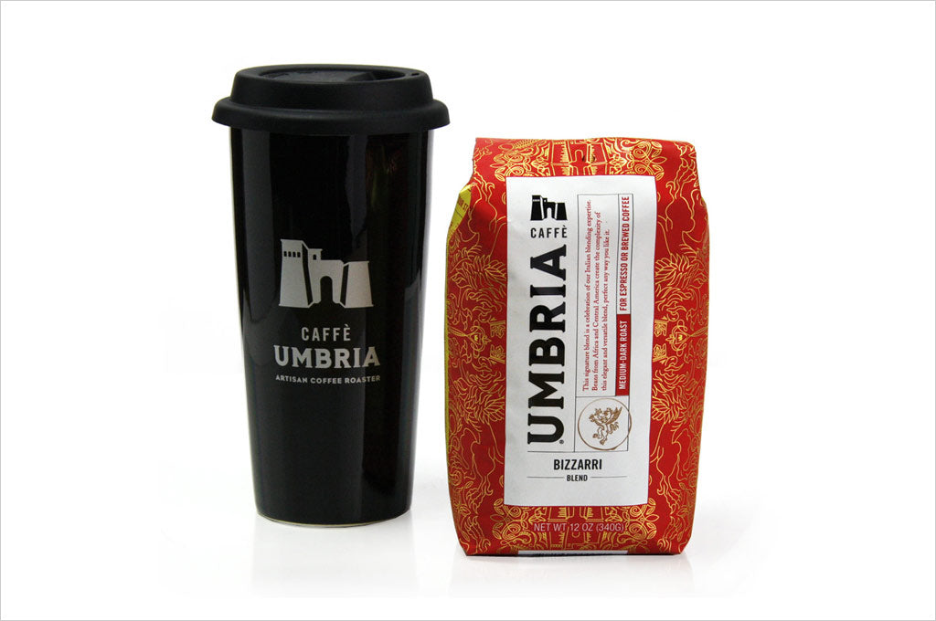 Buy the Travel Tumbler gift set at CaffeUmbria.com