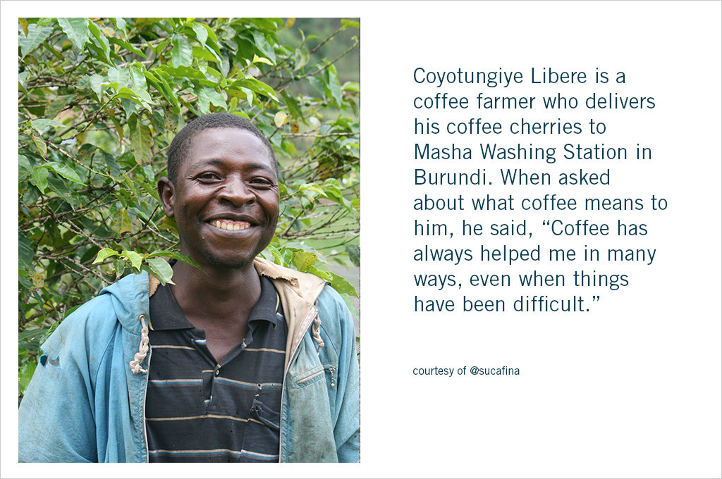 Burundi Masha single origin coffee - farmer story