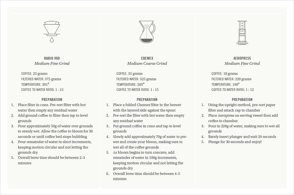 ethiopia guji kercha coffee brewing guide