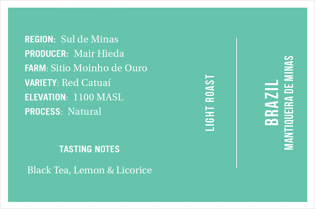 tasting notes for Brazil Mantiqueira de Minas coffee