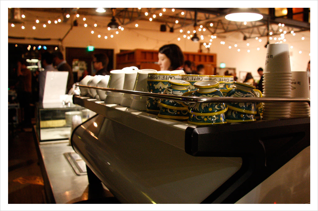 Caffe Umbria Roaster in Residence at La Marzocco cafe launch party