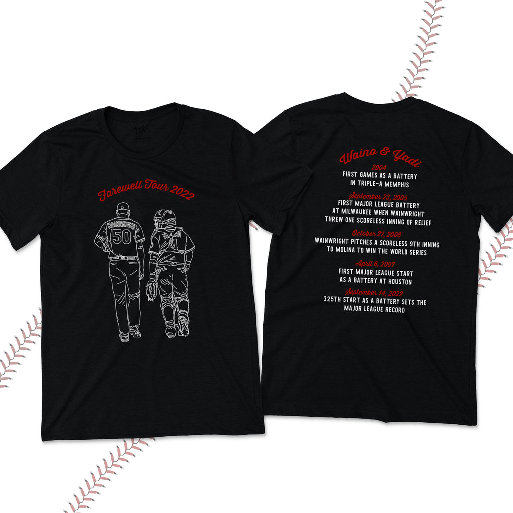 St. Louis Baseball Legends Yadi Waino Pujols 2022 The Final Ride T-Shi –  The Mash Pit