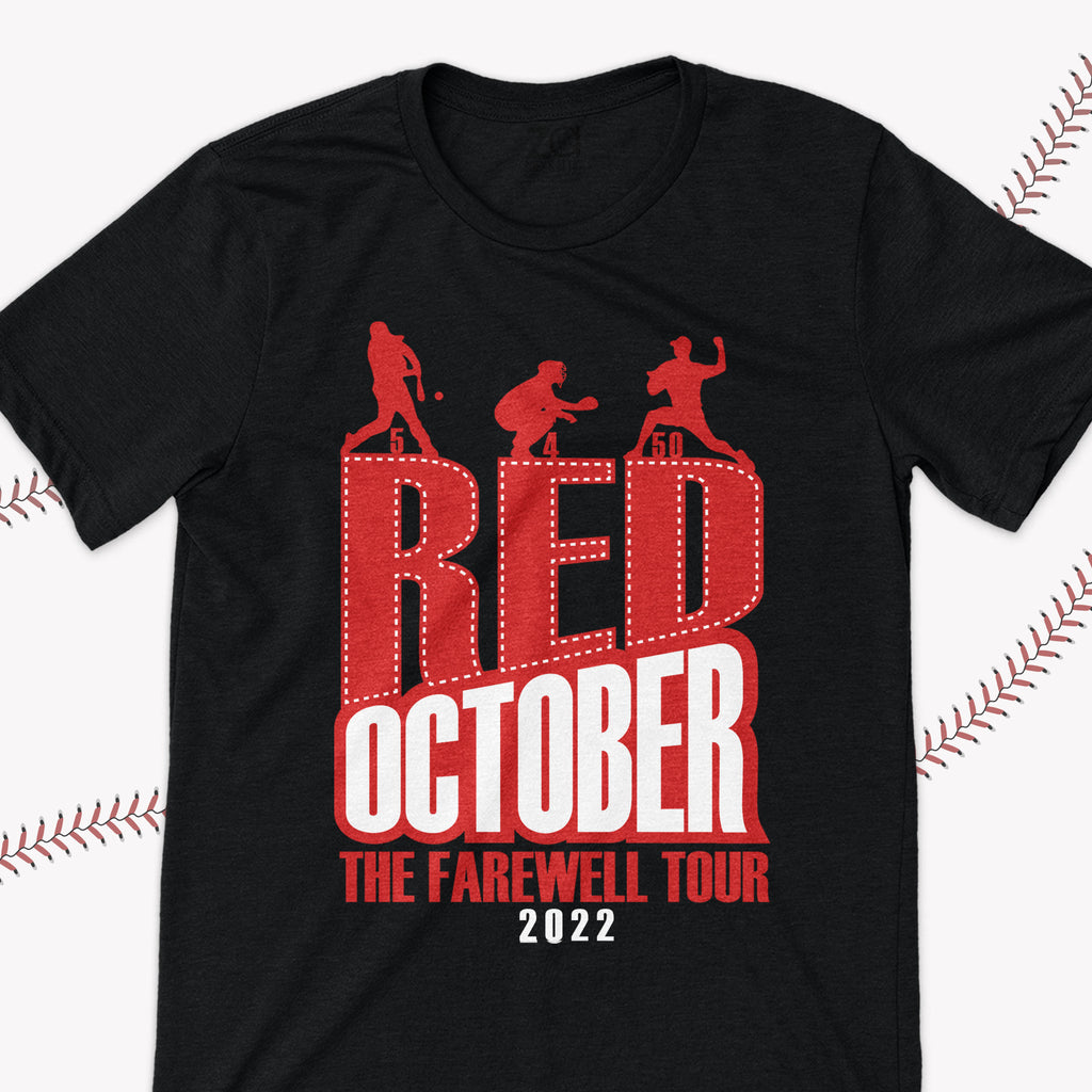  2022 Farewell Tour Baseball Tshirt 2 Sided, Cardinals