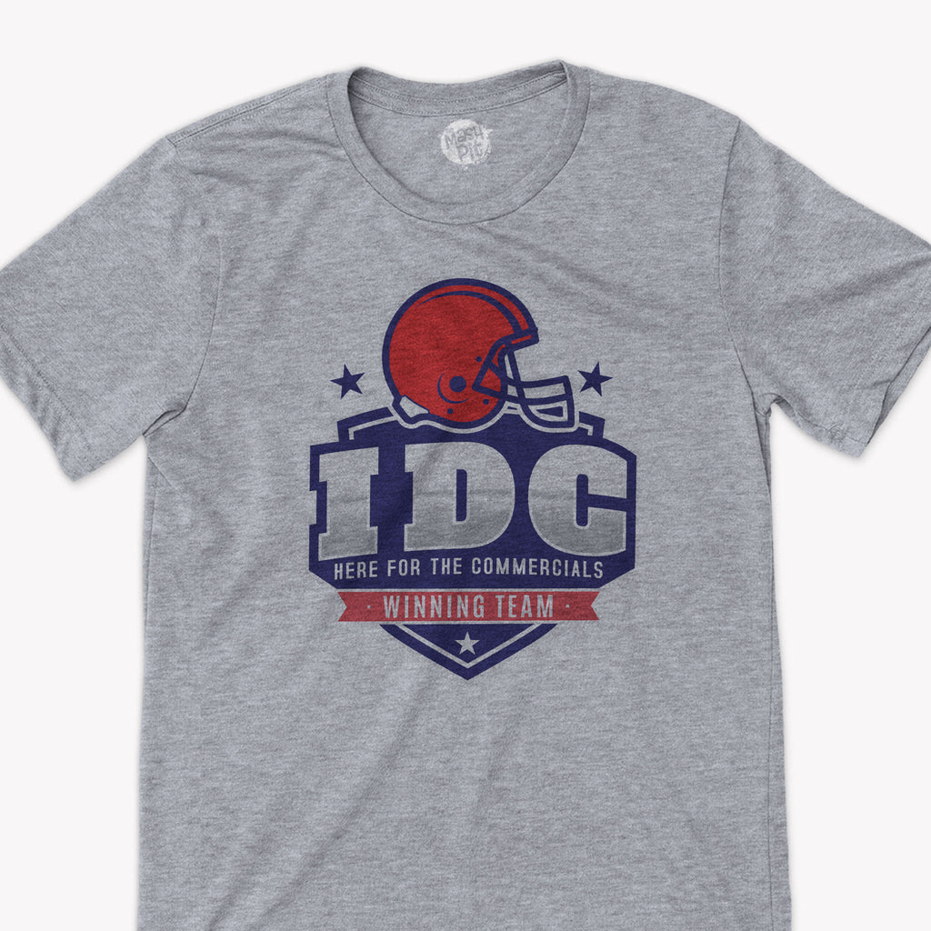 IDC, I Don't Care NFL Shirt, Funny Super Bowl Football Tee