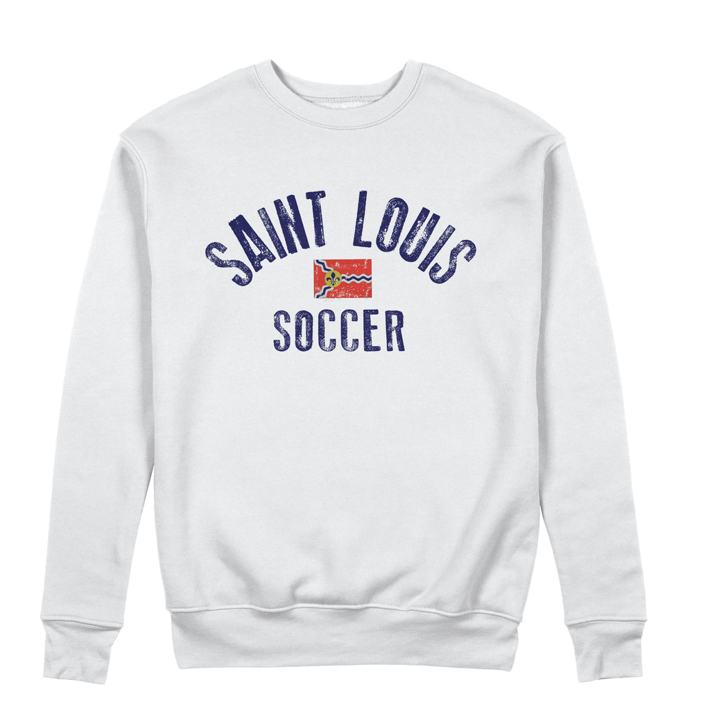 Retro Brand Youth St. Louis City SC Vintage Stadium White T-Shirt