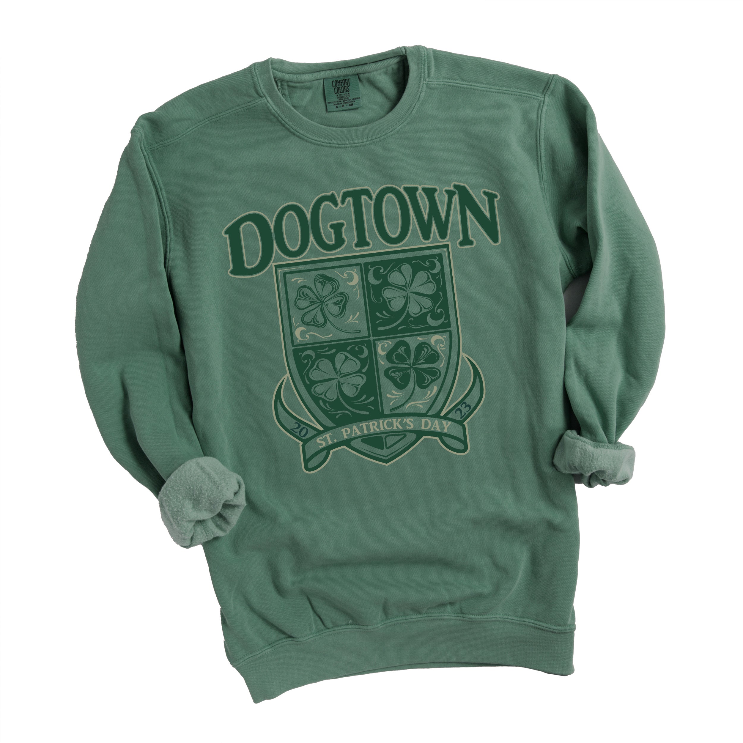 Dogtown St. Patrick's Day Parade 2023 Comfort Colors Sweatshirt The