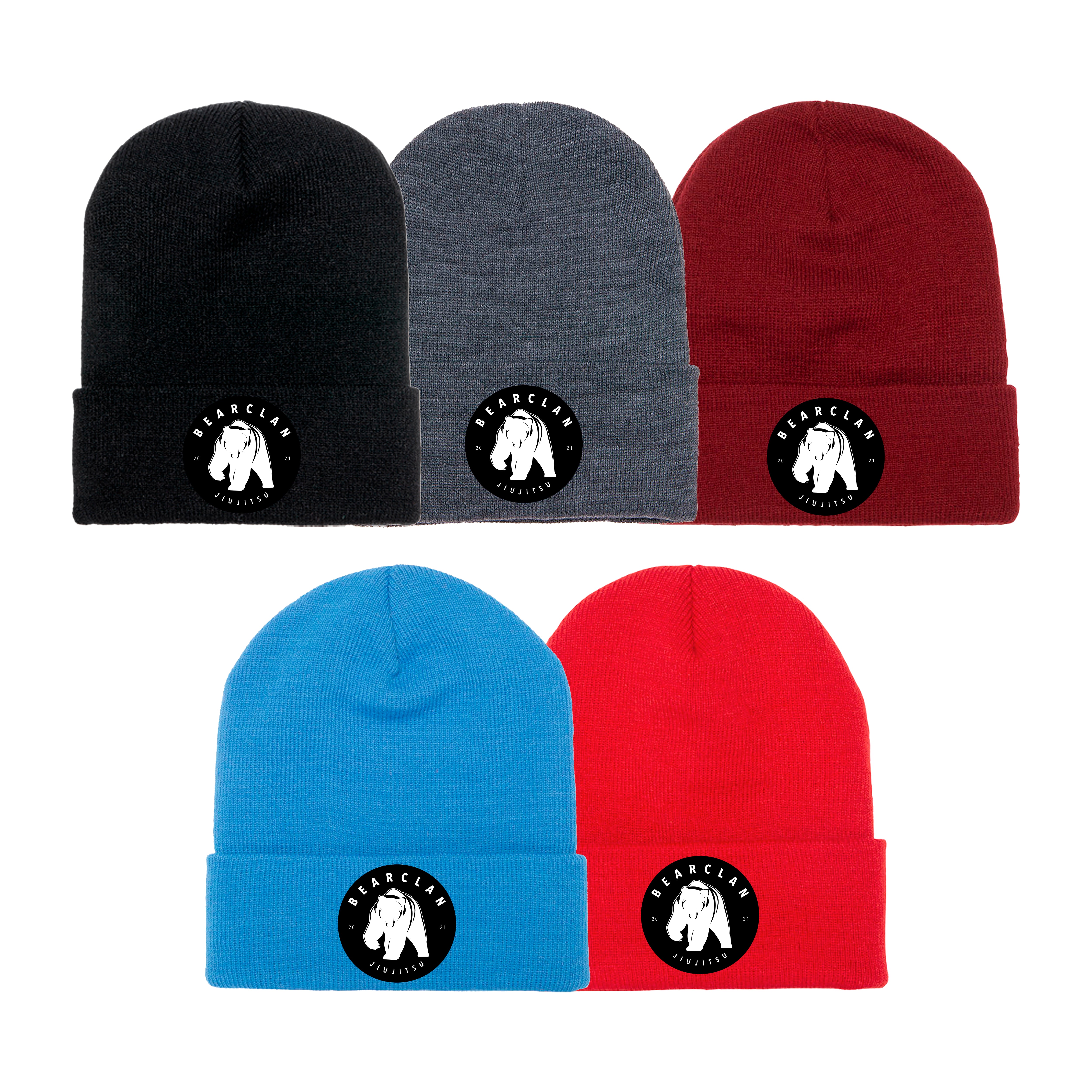 Bearclan Jiu-Jitsu Academy Beanies #8025