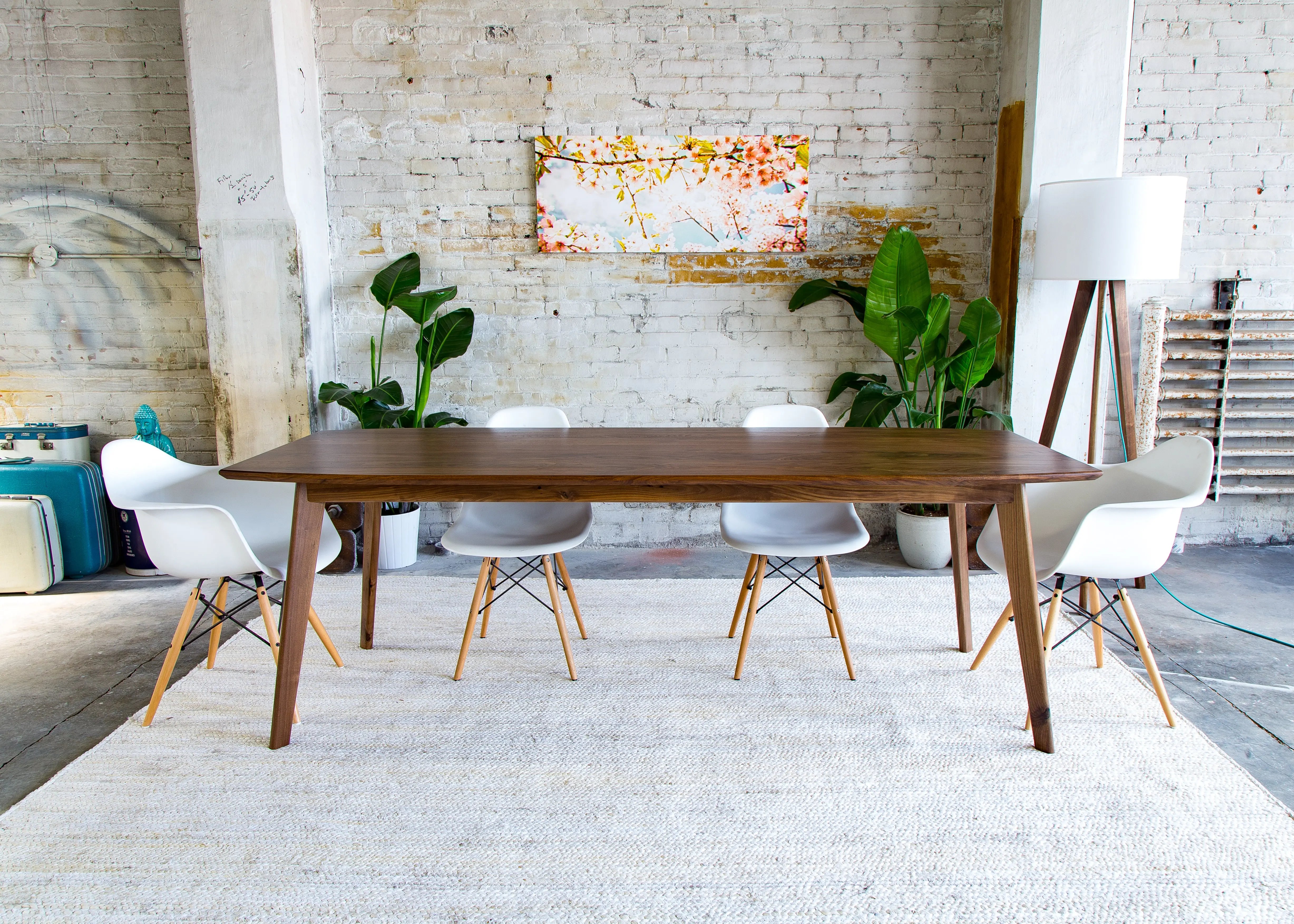 mid century modern breakfast table