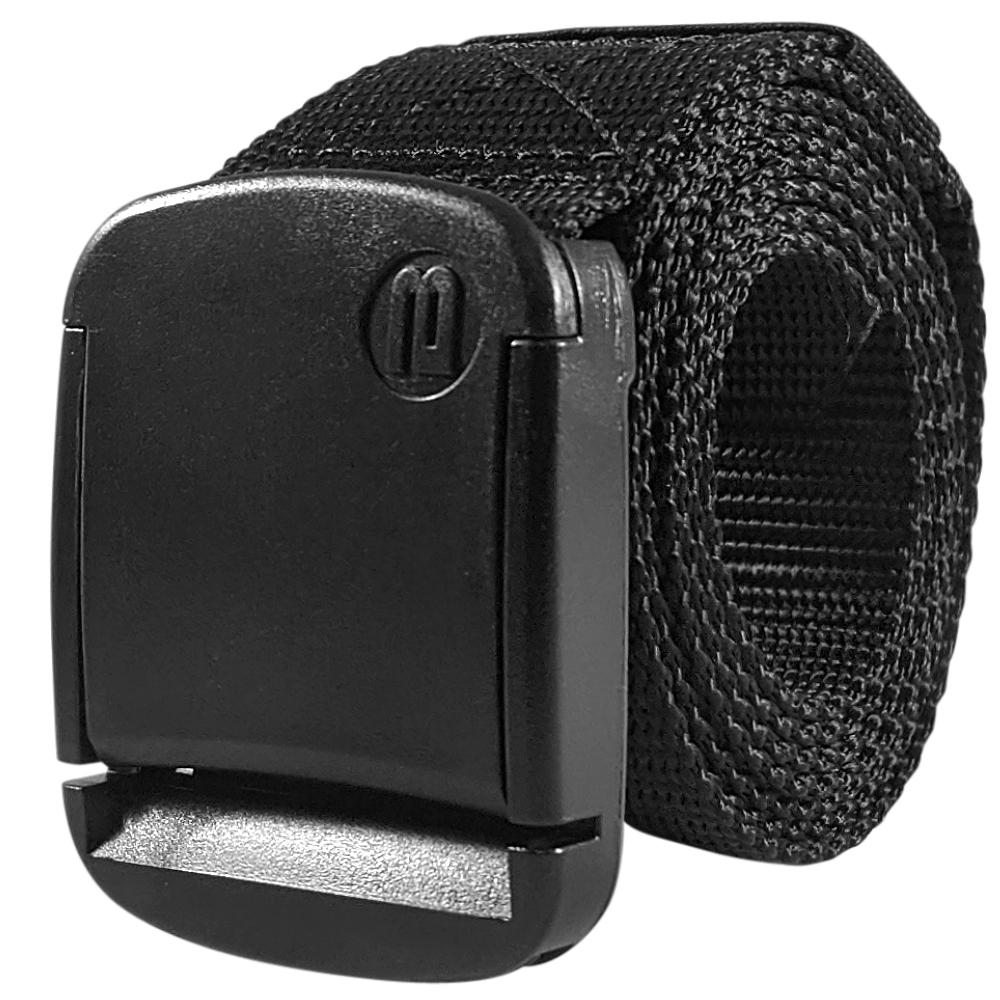 black nylon belt