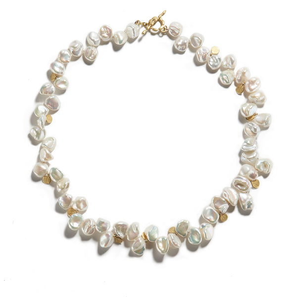 Keshi Pearl Necklace by Barbara Heinrich | barbara heinrich Forged in ...