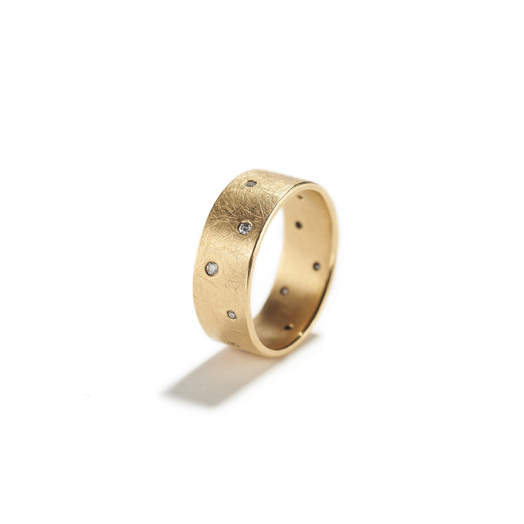 Varied Dot Ring by Petra Class | _18K _insale _yellow gold diamond gold ...