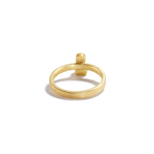 White and Rough Diamond Stacking Ring by Petra Class | _18K _22k ...