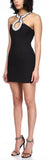 Crystal-Embroidered Cut-Out Mini Dress Universal Fashion Boutique