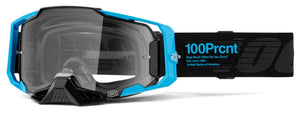 100% ARMEGA GOGGLES BARELY 2 - CLEAR LENS - Motor Psycho Sport