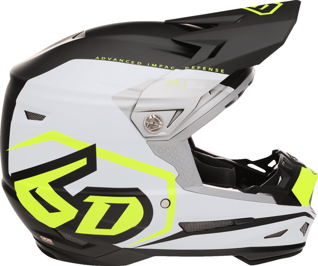 6D ATR-2 Delta Helmet - Neon Yellow