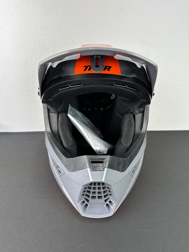 Thor Sector 2 Carve Helmet - Charcoal/Orange Size Medium - USED FLOOR SAMPLE