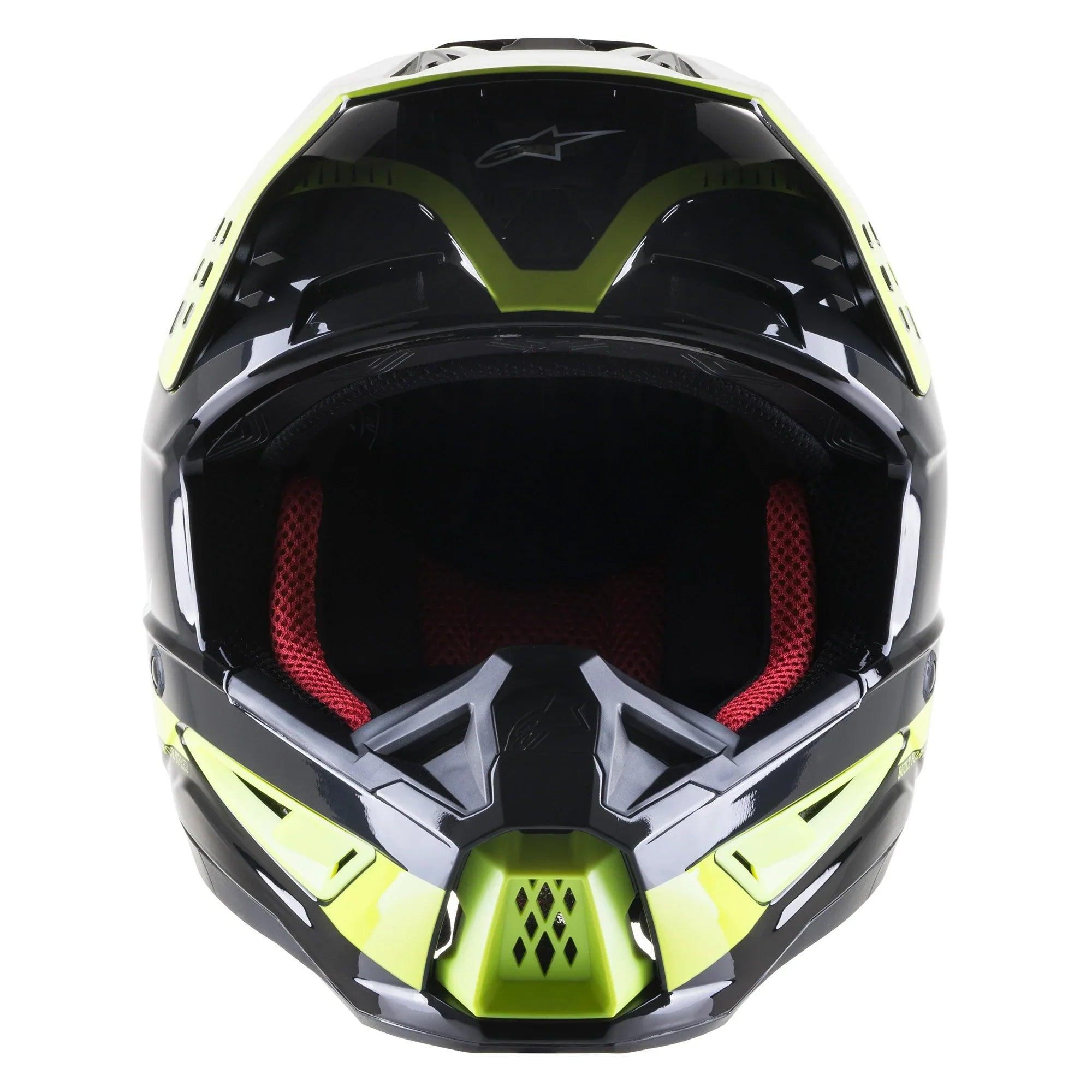 Alpinestars SM5 Beam Black/Anthracite/Yellow Fluo Glossy Helmet