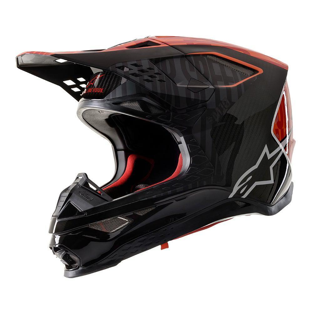 Alpinestars Supertech M10 Alloy Black/Orange/Red Helmet