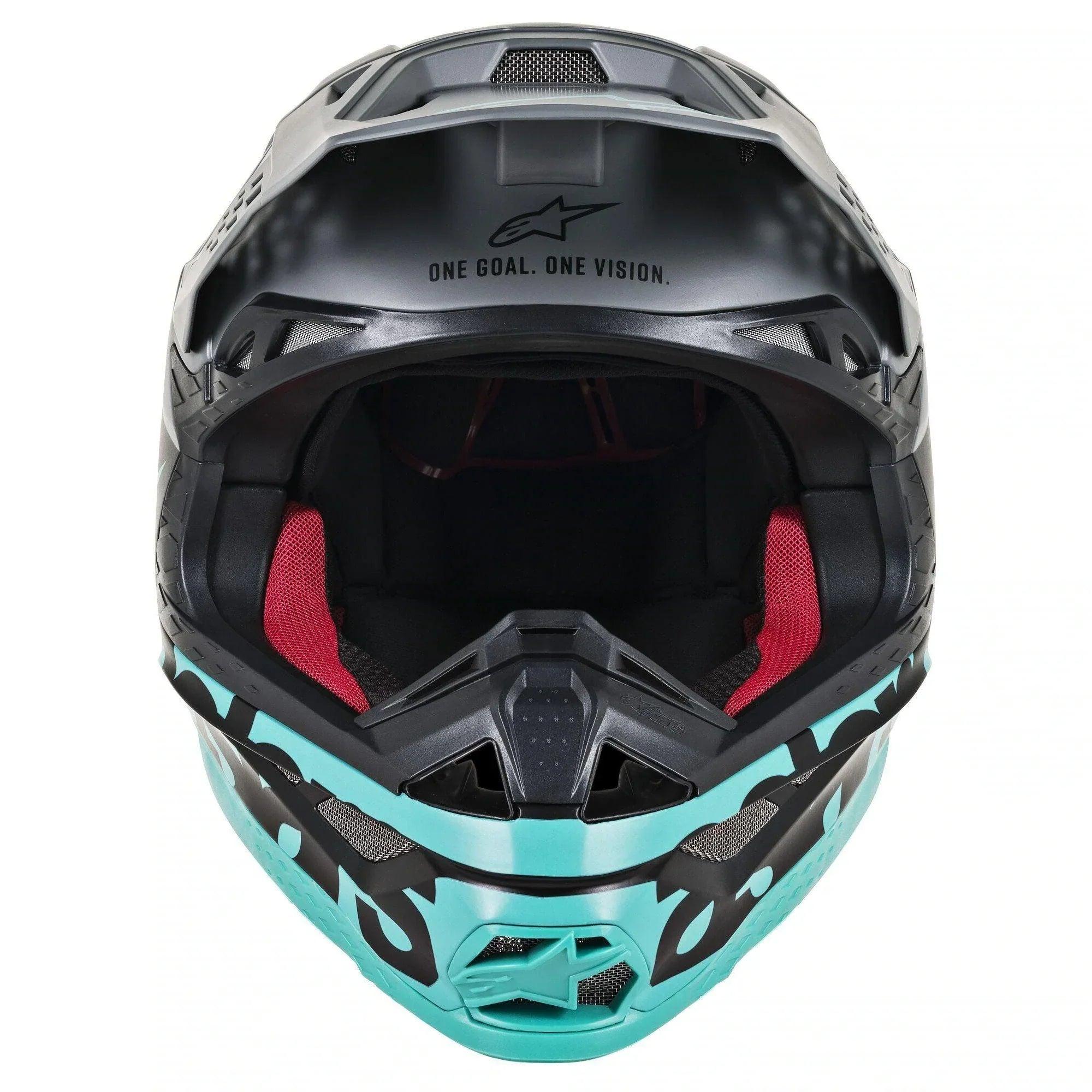 Alpinestars Supertech M8 Radium Black/Gray/Teal Helmet