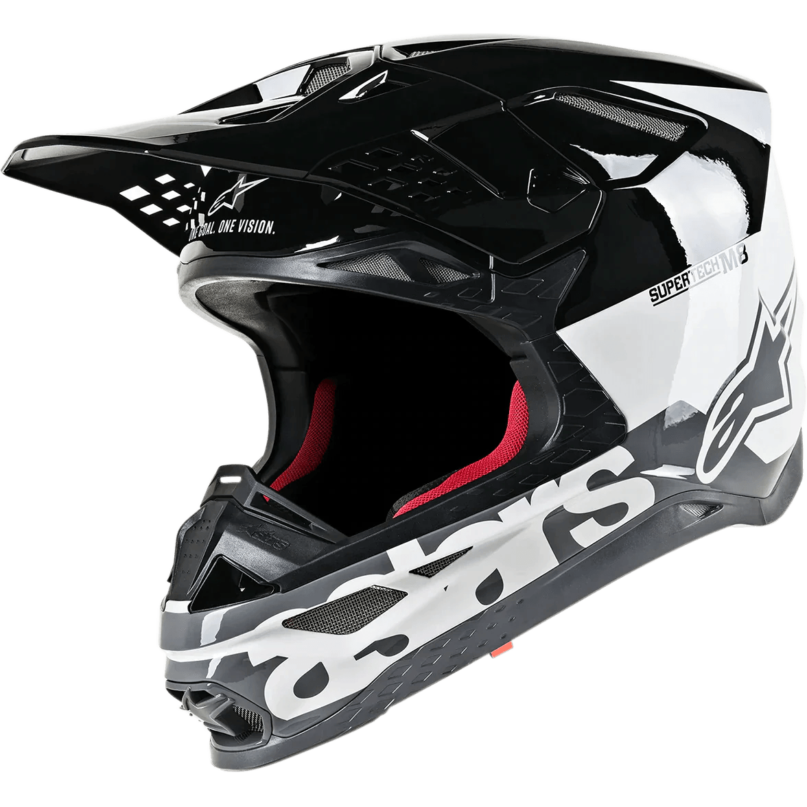 Alpinestars Supertech M8 Radium White/Black/Gray Helmet