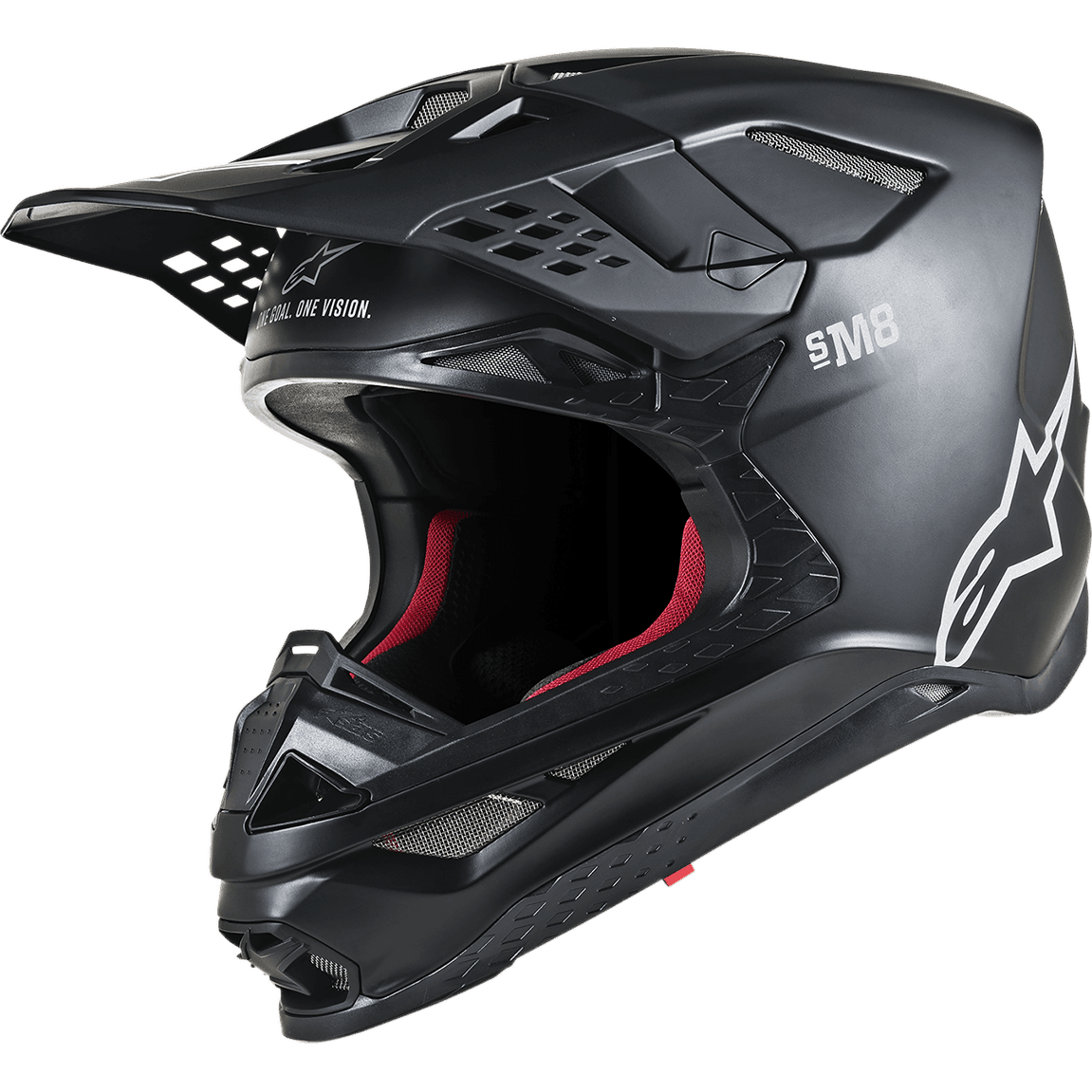 Alpinestars Supertech M8 Solid Matte Black Helmet