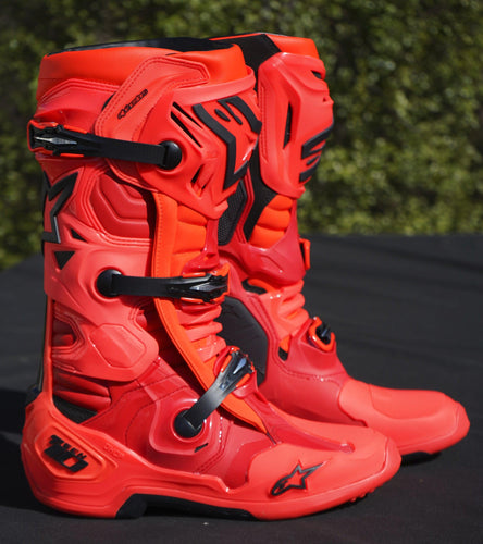 Alpinestars Tech 10 Ember Boots - Limited Edition Red/Black