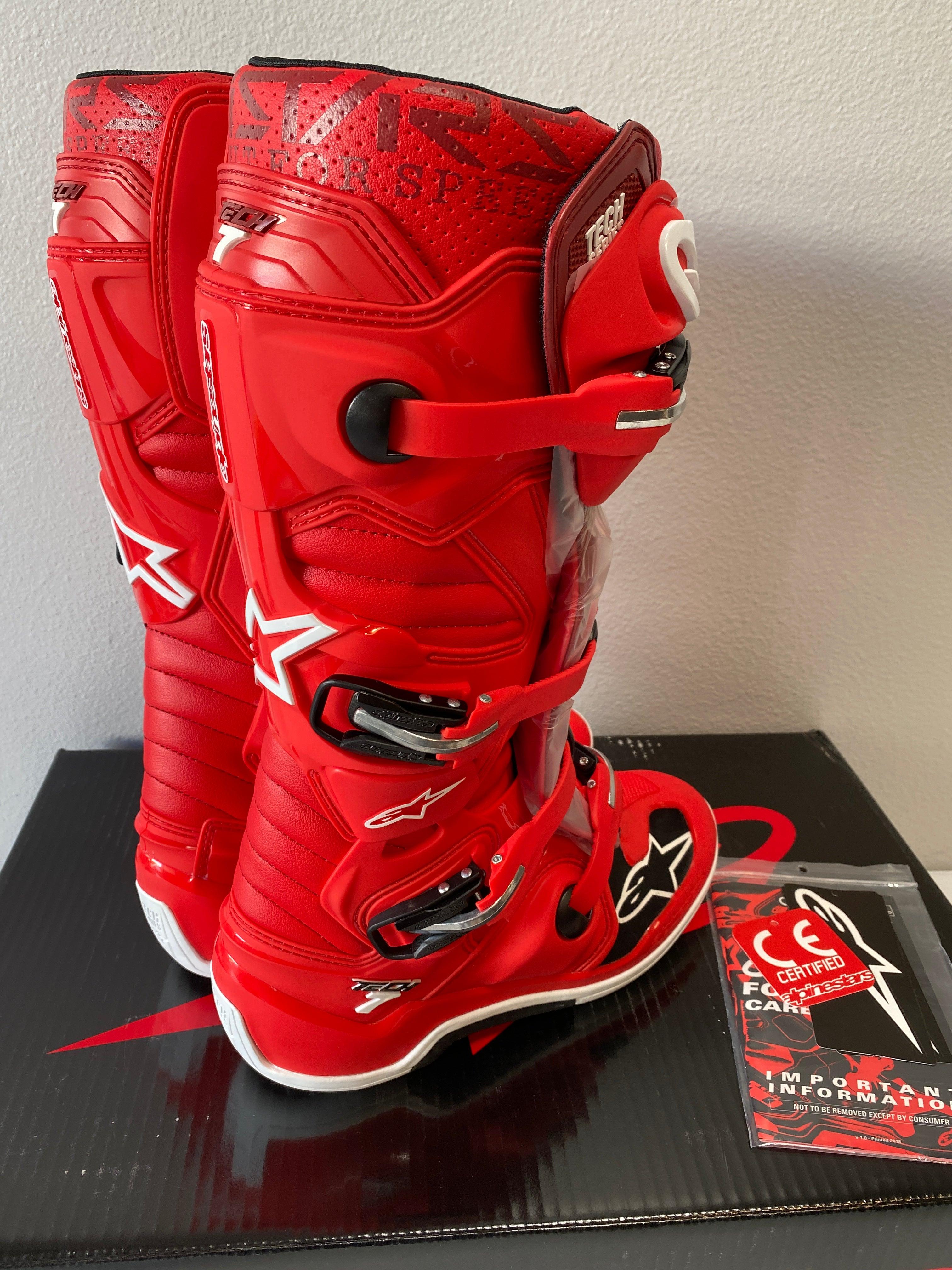 Alpinestars Tech 7 Boots - Red