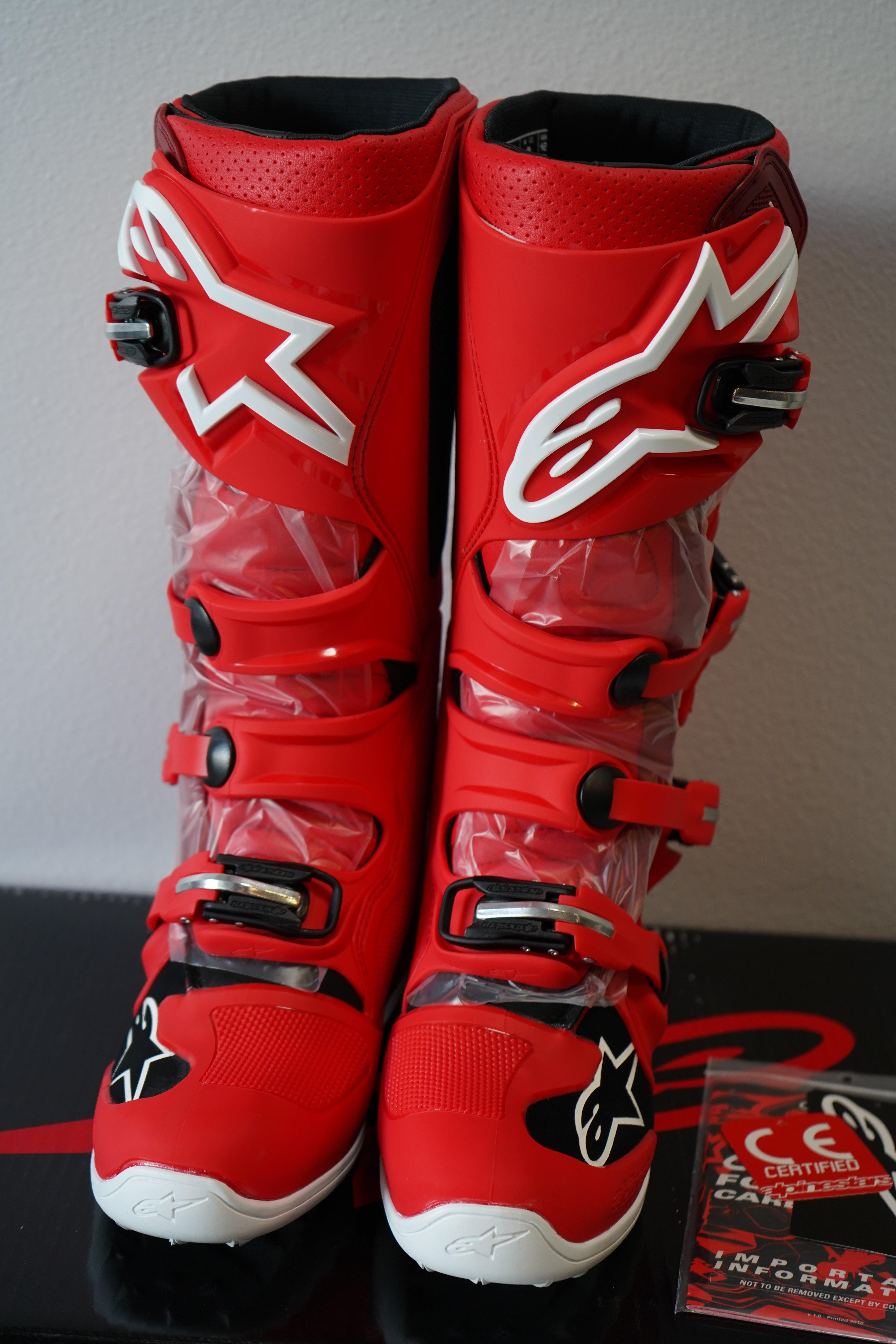 Alpinestars Tech 7 Boots - Red