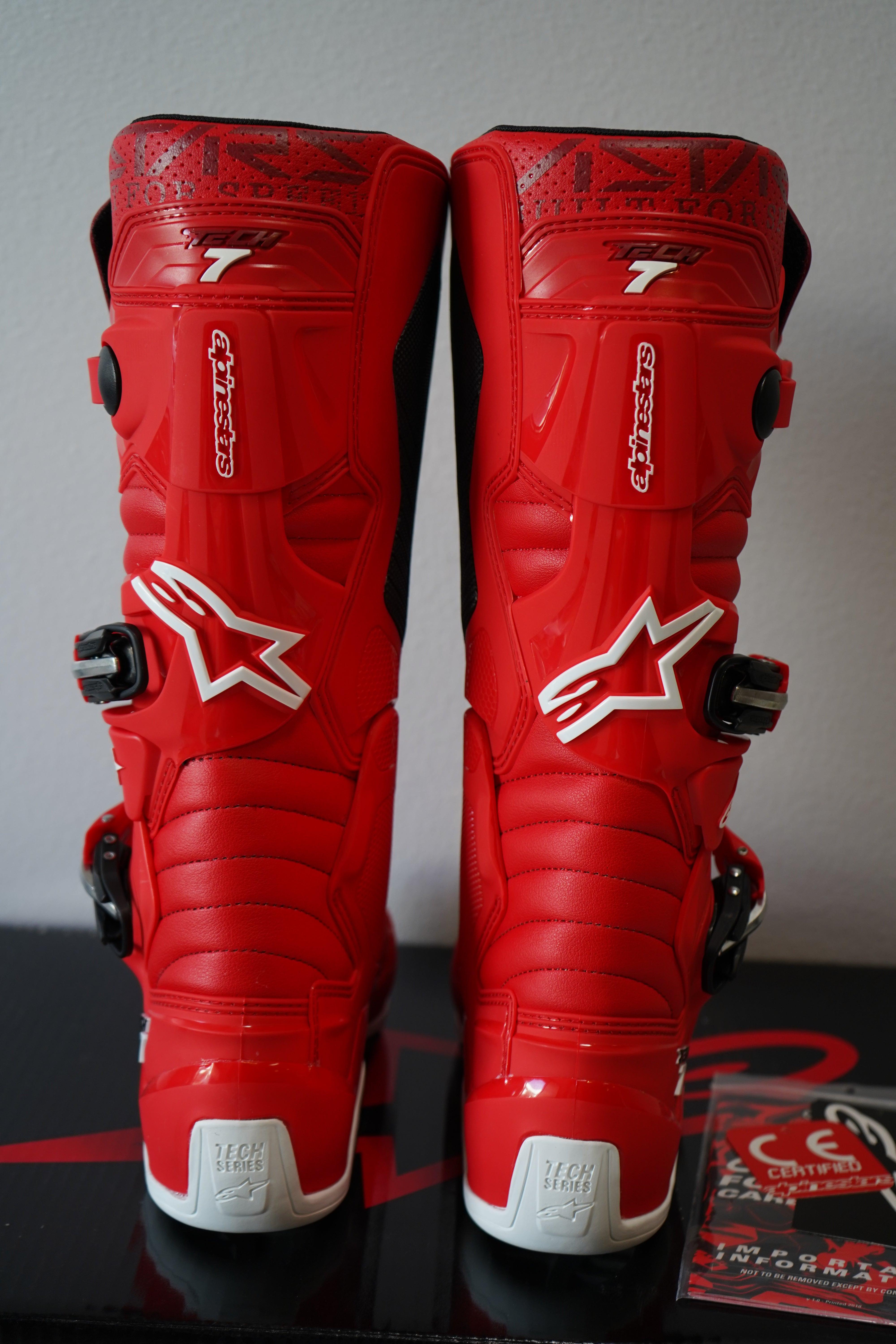 Alpinestars Tech 7 Boots - Red