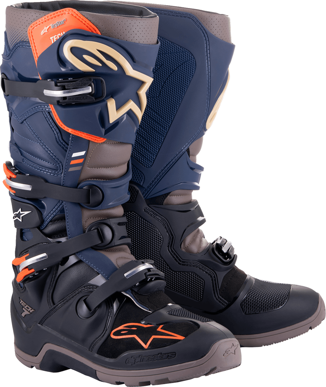 Alpinestars Tech 7 Enduro Drystar Boots - Black Night/Navy/Warm Gray