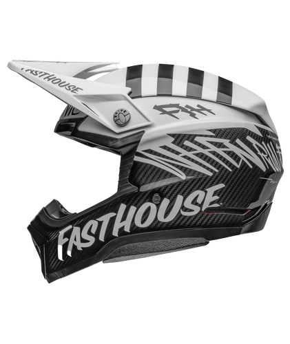Bell Moto-10 Spherical Helmet - Fasthouse Mod Squad Gloss White/Black