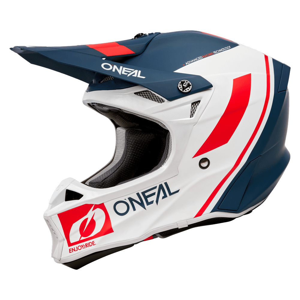 O'Neal 10 SRS Flow V.23 Helmet Blue/White/Red