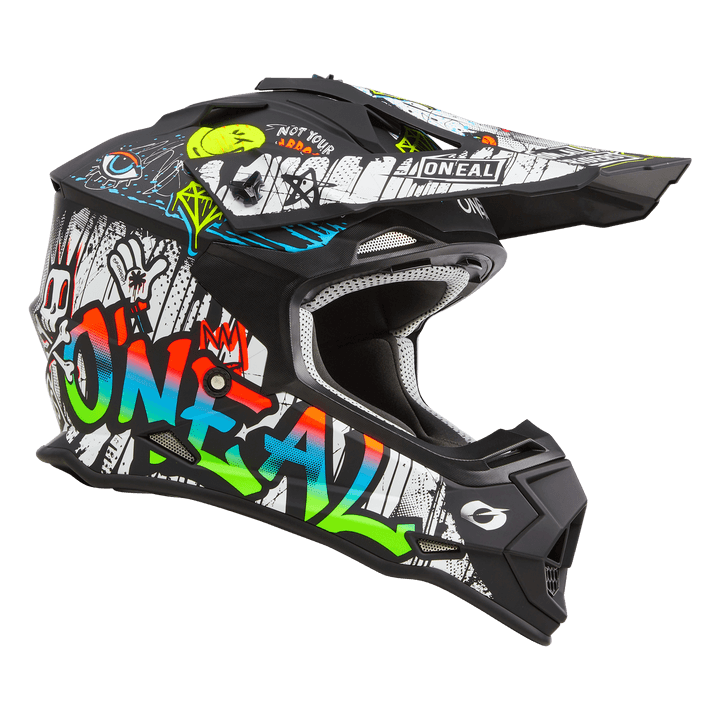 O'Neal 2 SRS Rancid V.24 Helmet Black/White