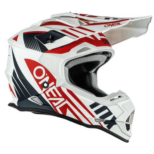 O'Neal 2 SRS Spyde Helmet White/Blue/Red