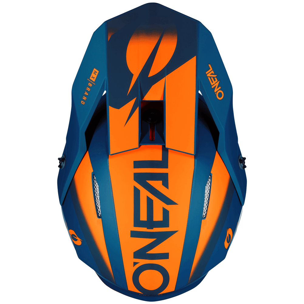 O'Neal 3 SRS Hexx V.23 Helmet Blue/Orange - Size XL - OPEN BOX